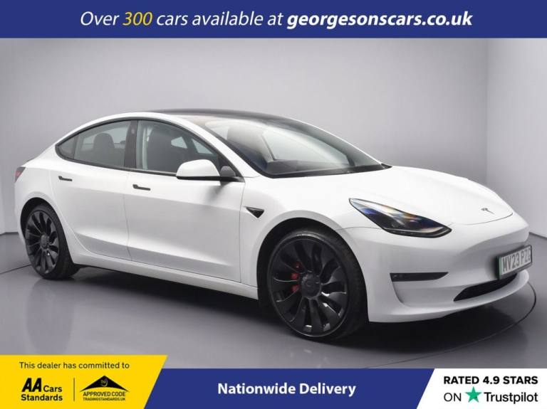 2023 Tesla Model 3 (Dual Motor) Performance Saloon 4dr Electric Auto 4WDE (Performance Upgrade Sa...
