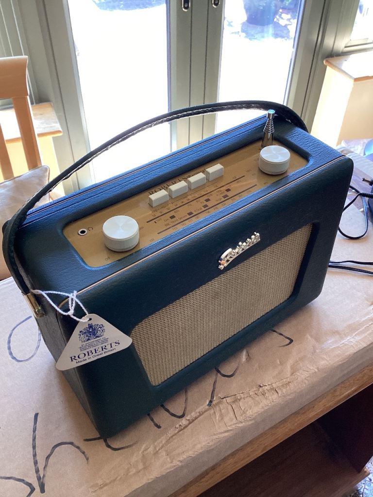 Roberts R550 in green case