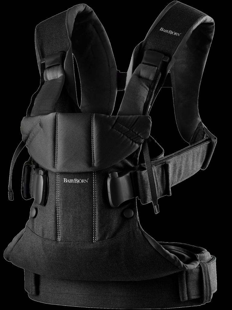 BabyBjorn Baby Carrier – Black, Good Condition