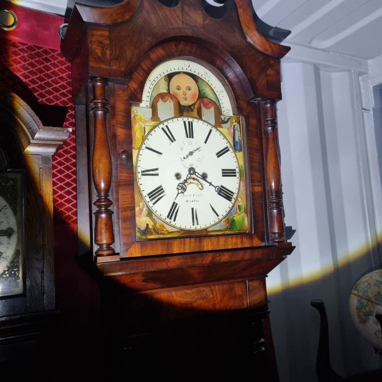  large victorian grandfather clock 