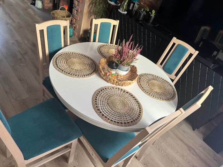 Chairs table not included 