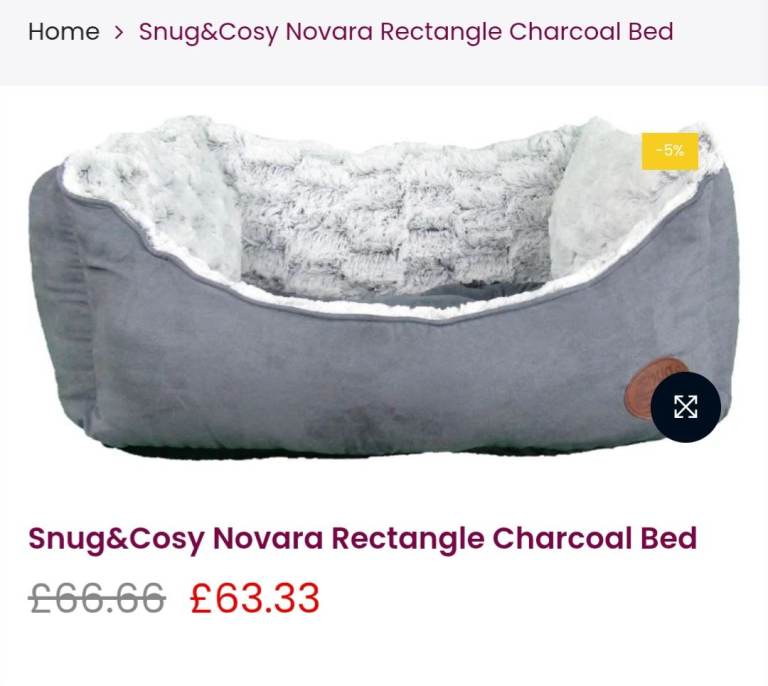 Brand new high quality pet bed from Snug & Cosy 