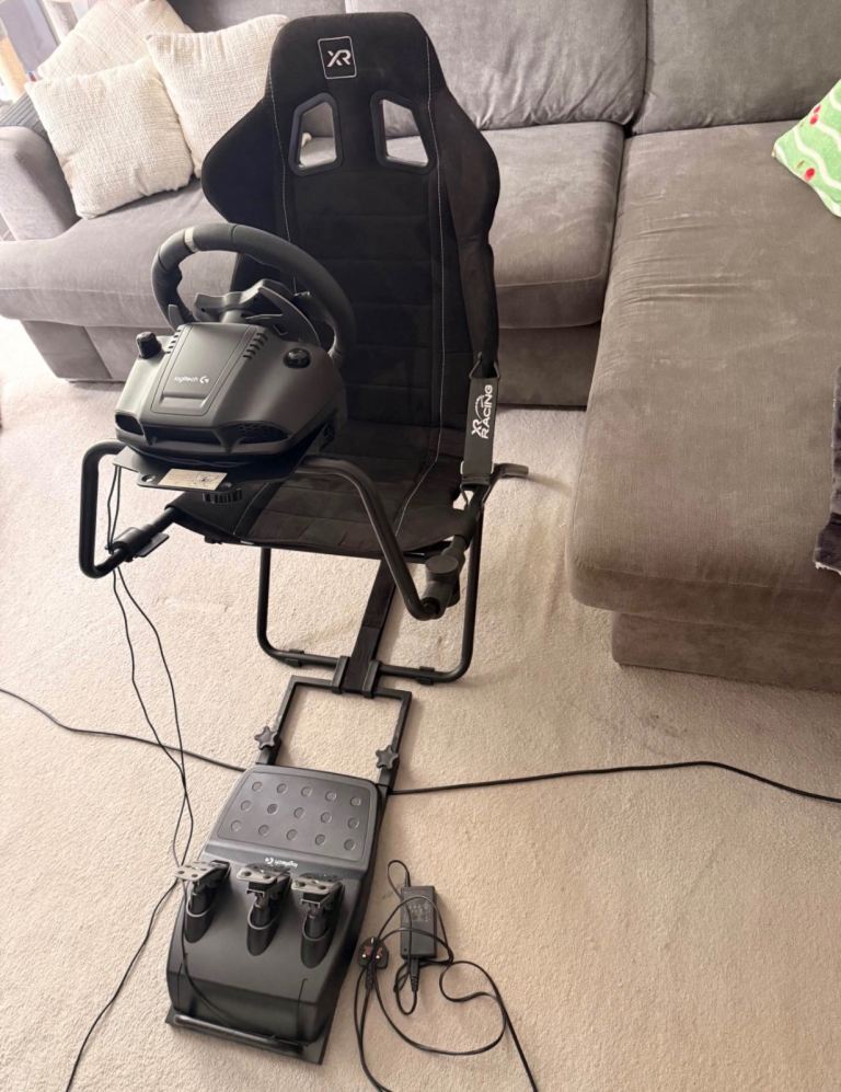 Logitech g920 pedals and wheel with XR seat