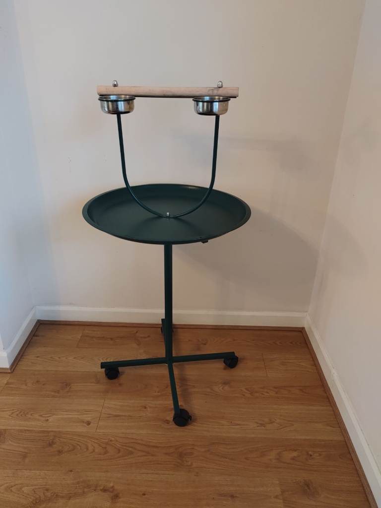 Bird stand / parrot play and feeding table