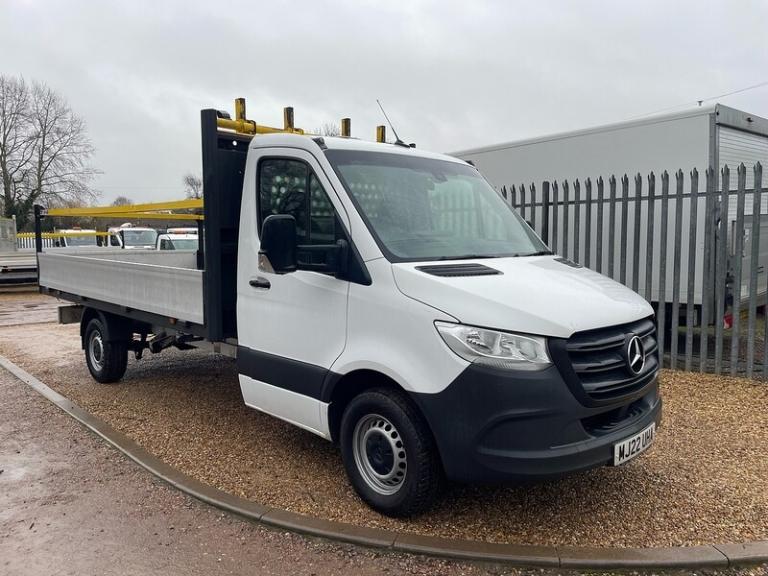 2022 Mercedes-Benz Sprinter 315 2.0 CDI Progressive L3 LWB 14FT DROPSIDE - WHITE Dropside Diesel ...