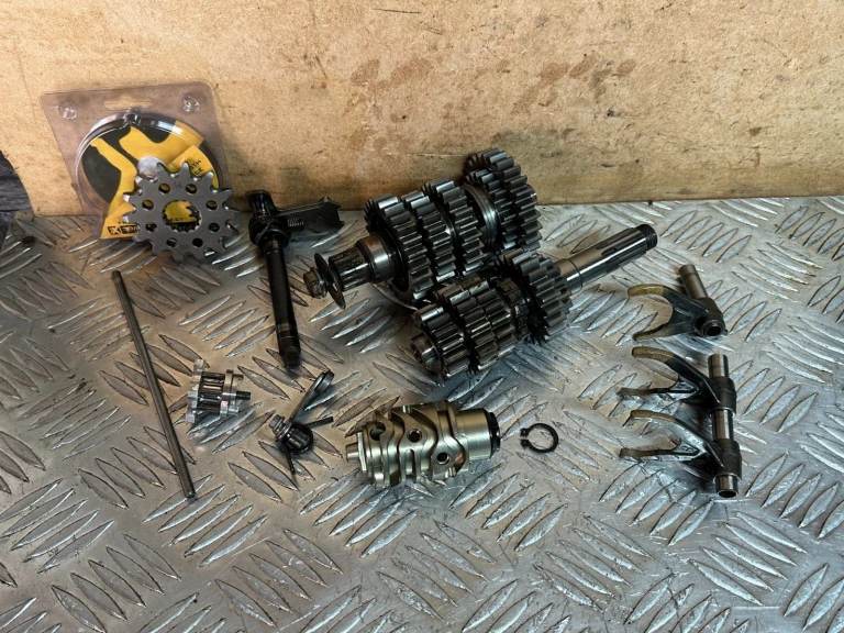 KTM SXF 350 Engine Gearbox Complete VGC Selector Drum Gears 2017 XCF SX-F