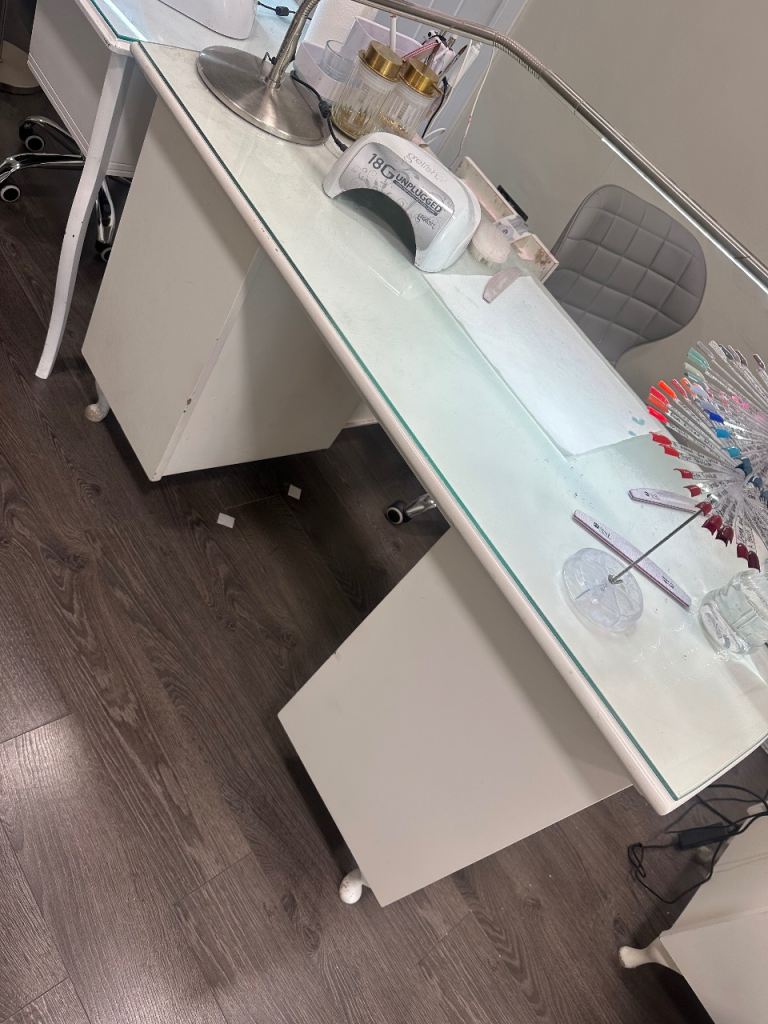 3 nail desks 