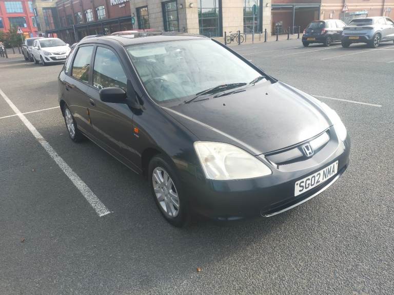" GRAB AN ABSOLUTE BARGAIN " VERY CHEAP LOW MILEAGE TOP OF THE RANGE HONDA CIVIC FULLHEATED LEATHER 