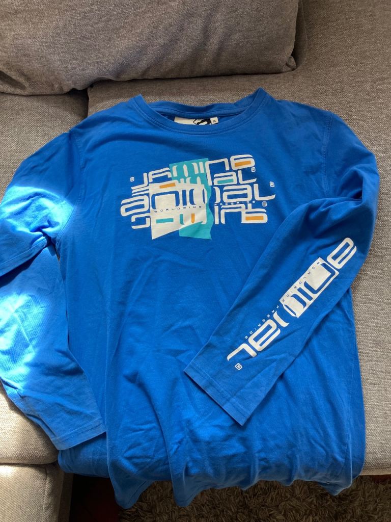 Pair Boys Large ‘Animal’ Long-Sleeve Tees
