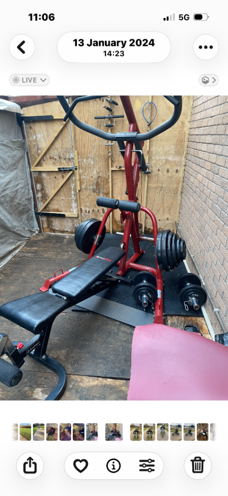 Leverage Multi-Gym with Bench and Weights – Good Condition