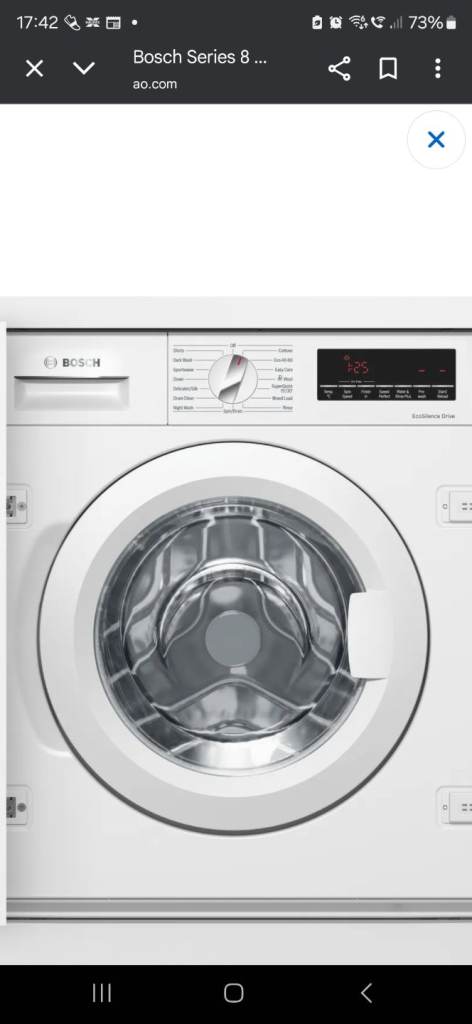 BOSCH SERIES 8 TOP OF RANGE WASHER BRAND NEW 