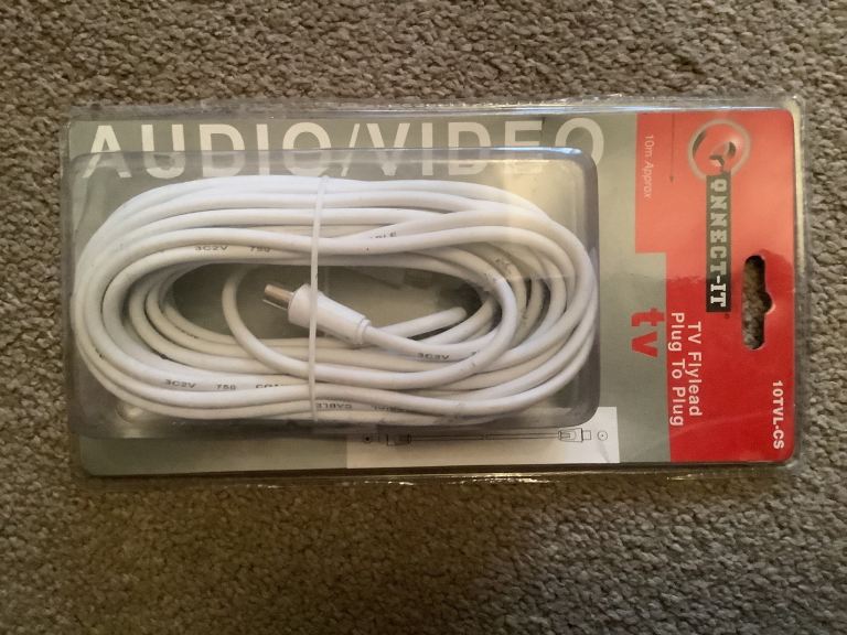 Fly Lead Digital Male to Male Coax 