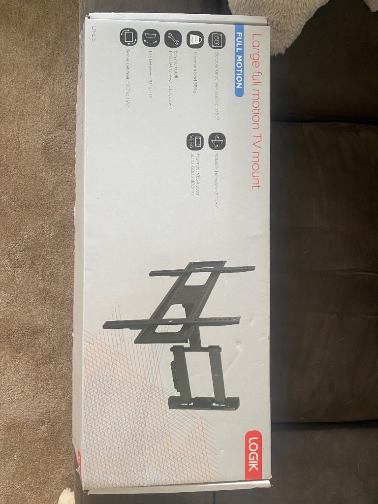 Logik large full motion TV bracket