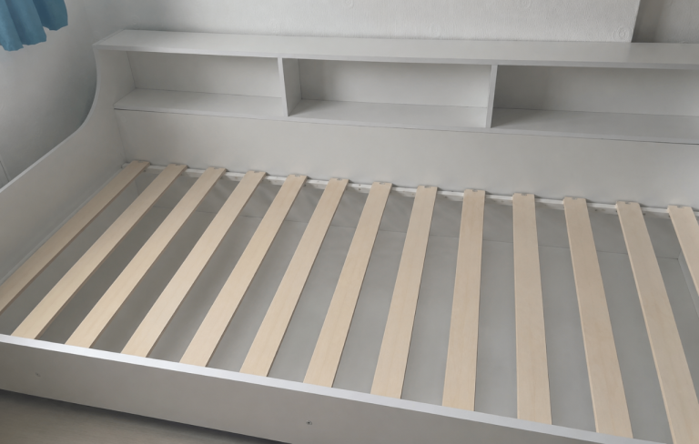 Single Bed with Storage Shelves - DELIVERY AVAILABLE 