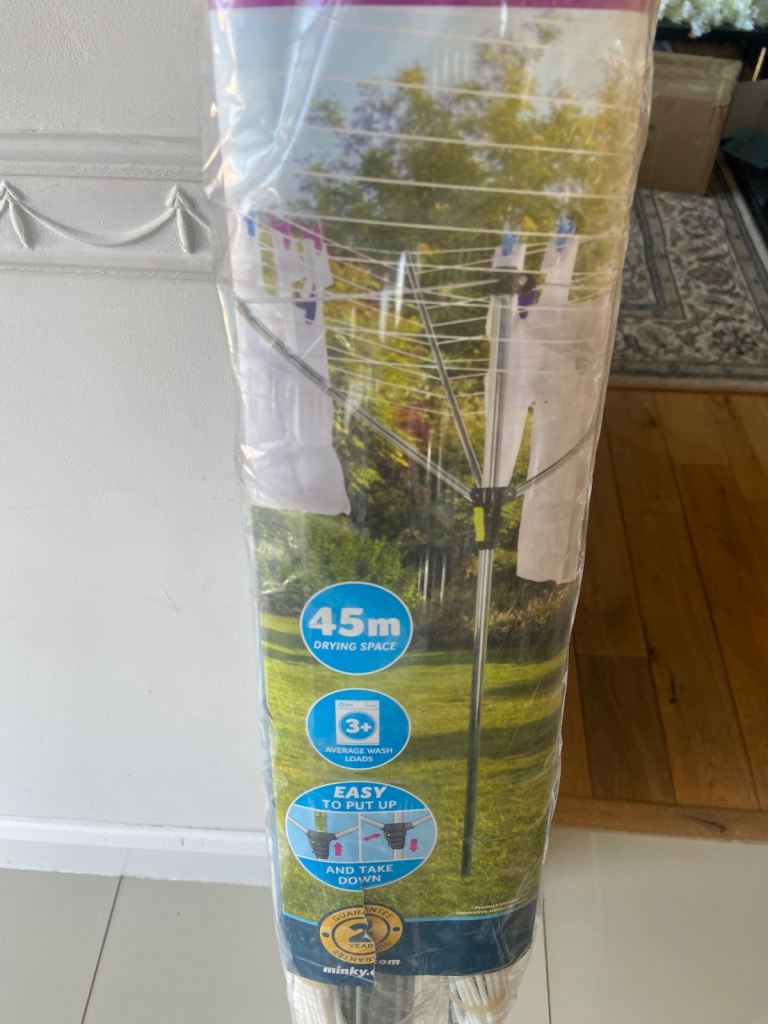 Minky 45m Rotary Washing Line – Brand New, Still Boxed