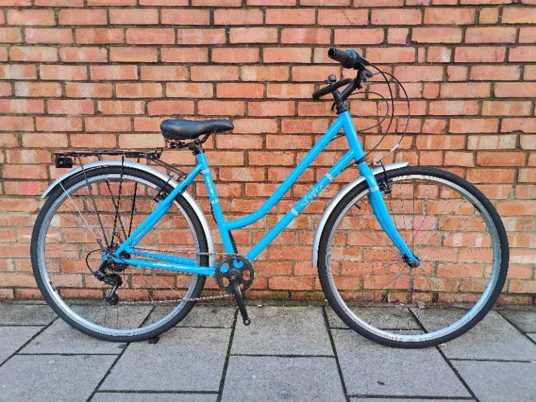 SERVICED (6194) 700c APOLLO CAFE 18-speed Steel Hybrid BIKE Town BICYCLE Size M/L Height: 170-185 cm