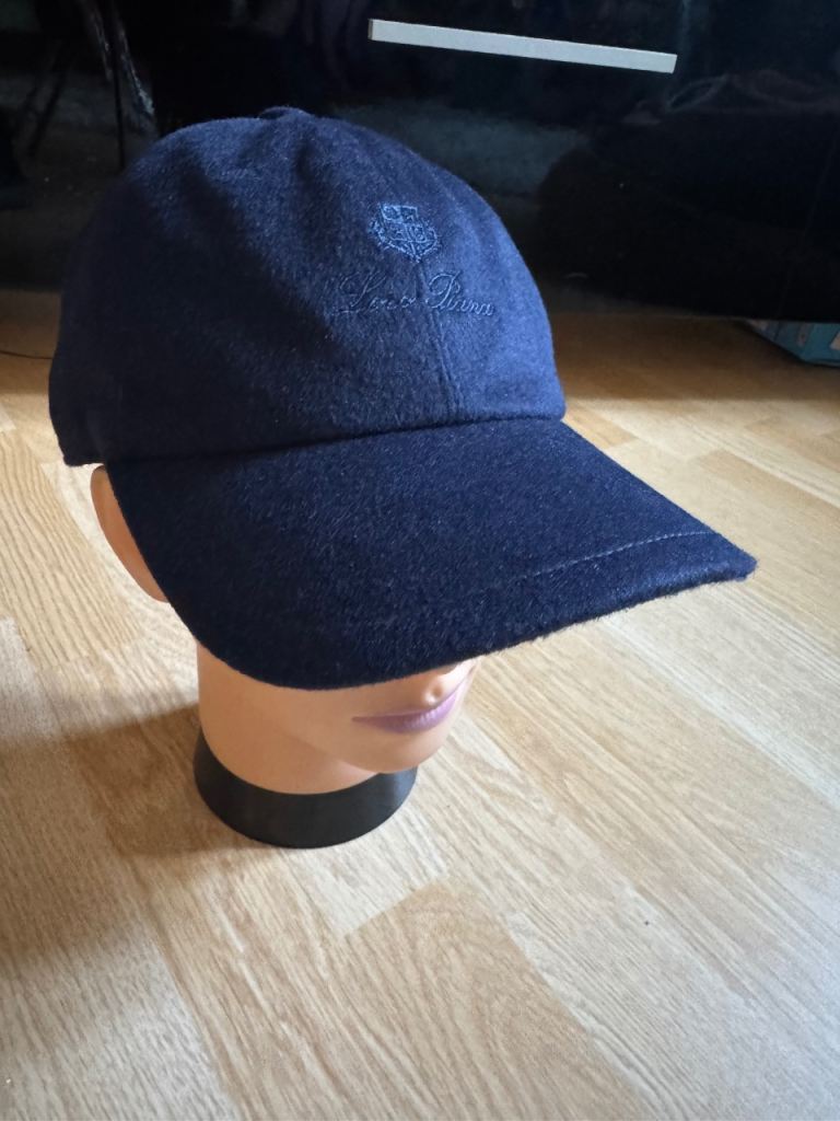 Loro Piana Storm System Baseball Cap - Navy Blue, Cashmere/Wool