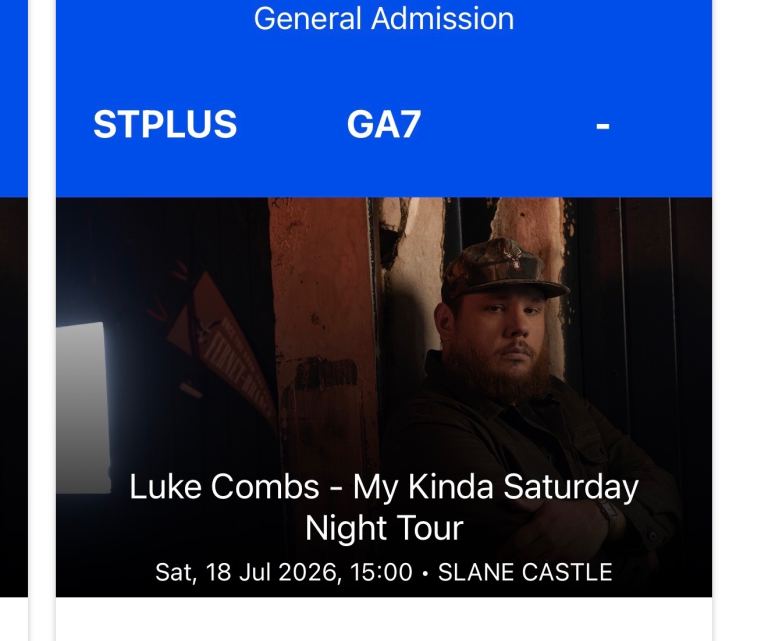 Luke combs tickets 
