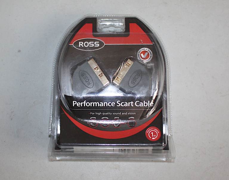 Ross Performance 24k Gold Plated Multi Shielded SCART Cable