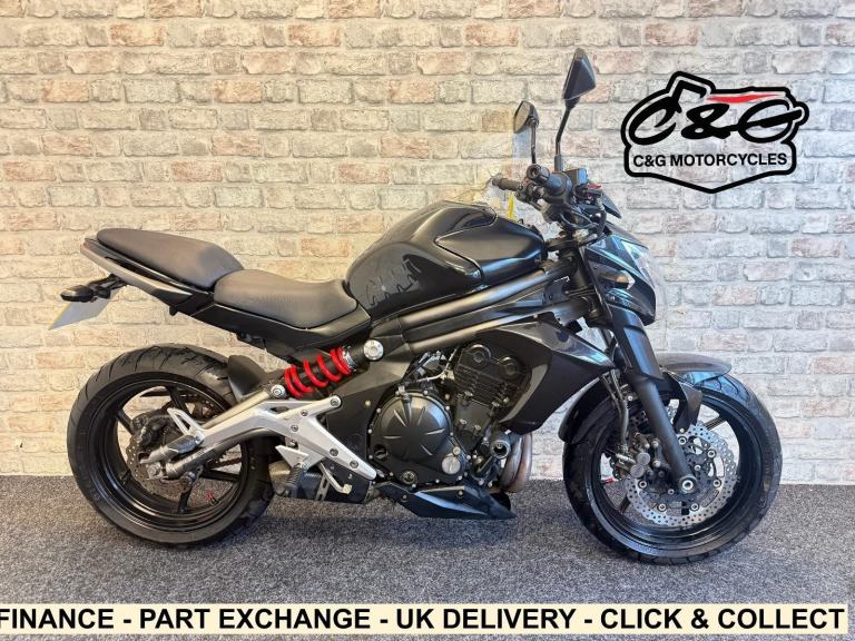 2013 Kawasaki ER6n - 17k miles - Long Mot - Black - Standard bike 