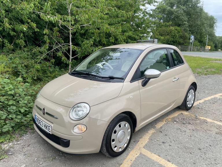 FIAT 500 1.3 M/JET POP 63 REG BEIGE 3 DOOR MOT APRIL 22ND 2027 TAX £20 SERVICE HISTORY 65+MPG