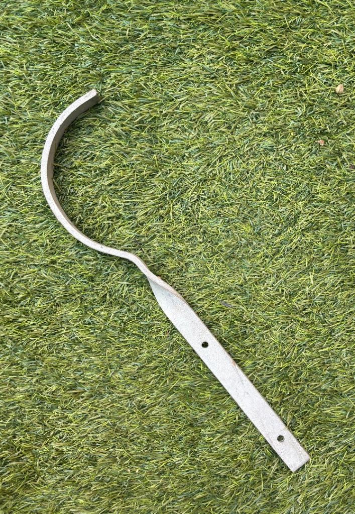 Metal Gutter Brackets – Set of 11, Fair Condition