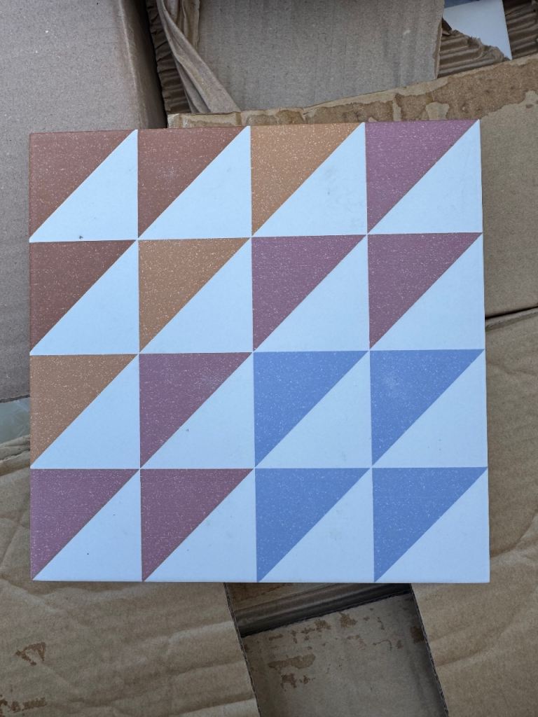 New Multicoloured Ceramic Tiles – Geometric Pattern