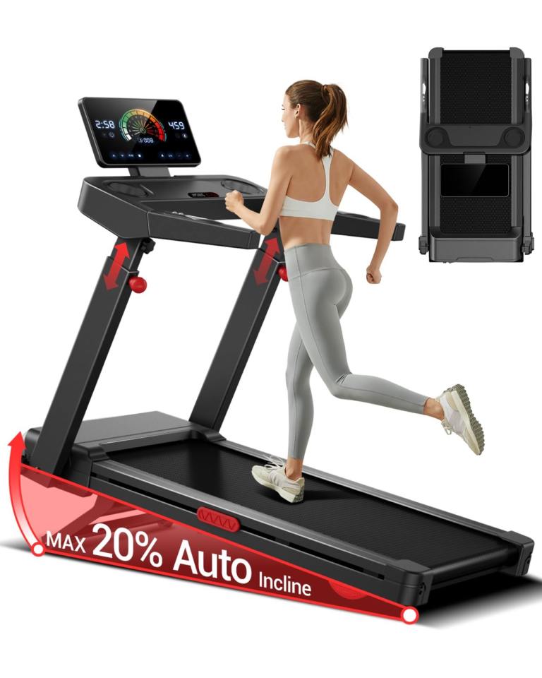 CURSOR FITNESS 20% Auto incline treadmill 
