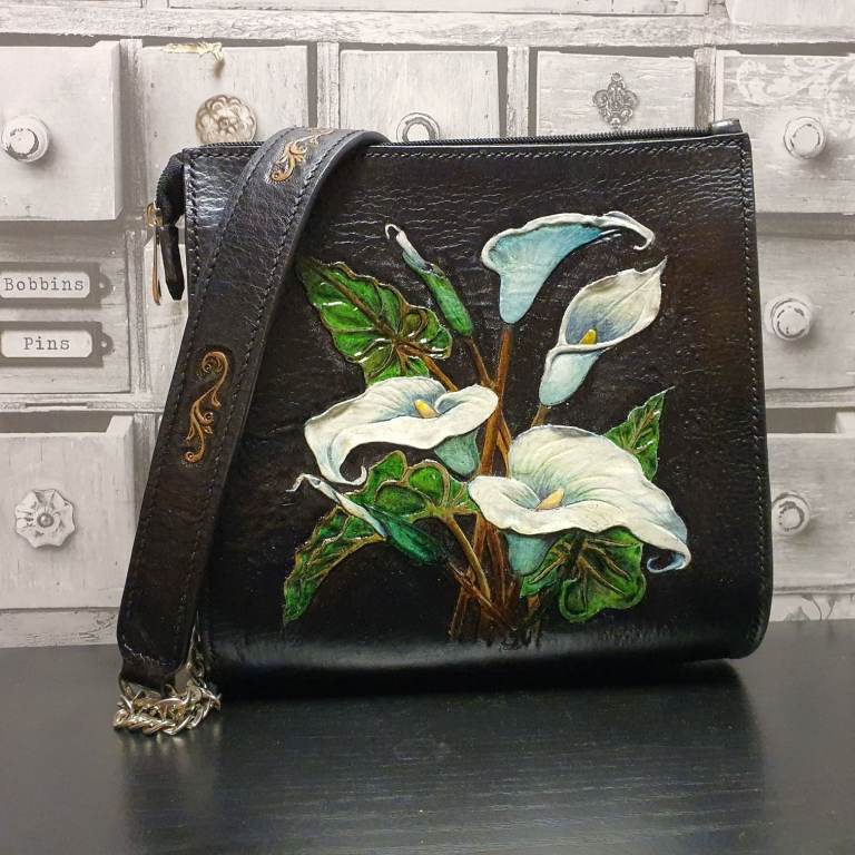 New Hand Made Persian Leather Handbag