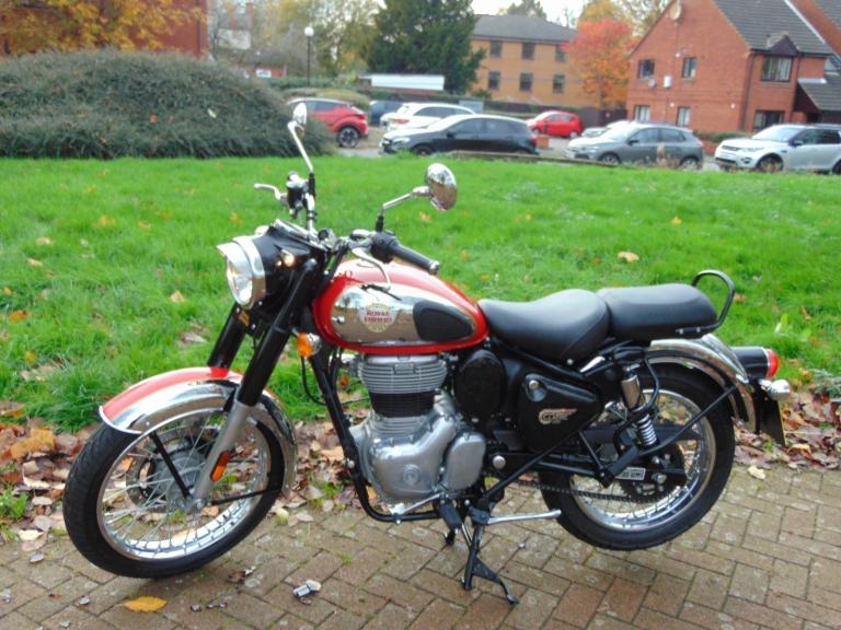 Royal Enfield CLASSIC 350 E5 2023 very low miles exceptional FSH ABS £99 deposit