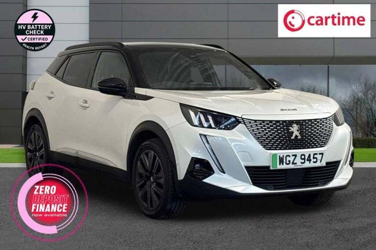 2022 PEUGEOT E-2008 50KWH GT PREMIUM SUV 5DR ELECTRIC AUTO (7KW CHARGER) (136 PS