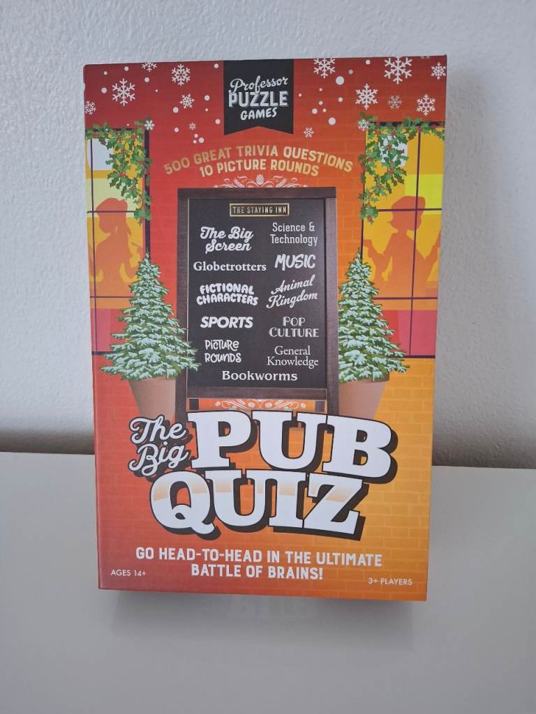 The big pub quiz Never been used 
