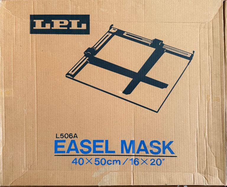 LPL Masking Frame 2-Blade Print Easel - Up to 20x16" Paper Size 40x50cm