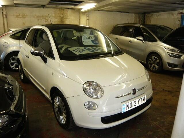 2012 Fiat 500 1.2 Lounge 3dr [Start Stop] HATCHBACK Petrol Manual