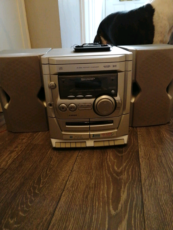 Sharp 3cd, 2 cassette players and radio