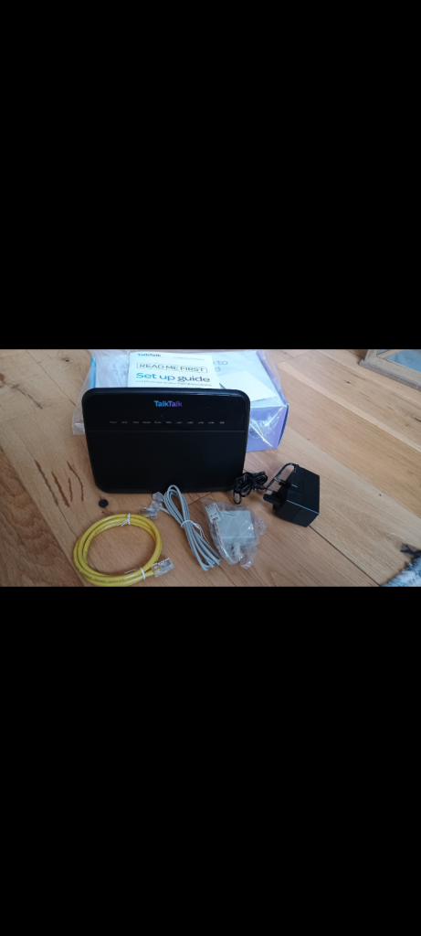 D Link DSL 3780 Wireless Router.