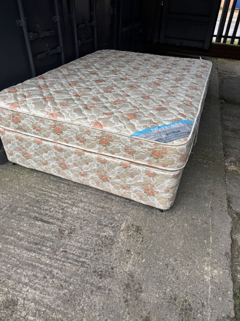 Silent Knight Double Bed and Mattress 