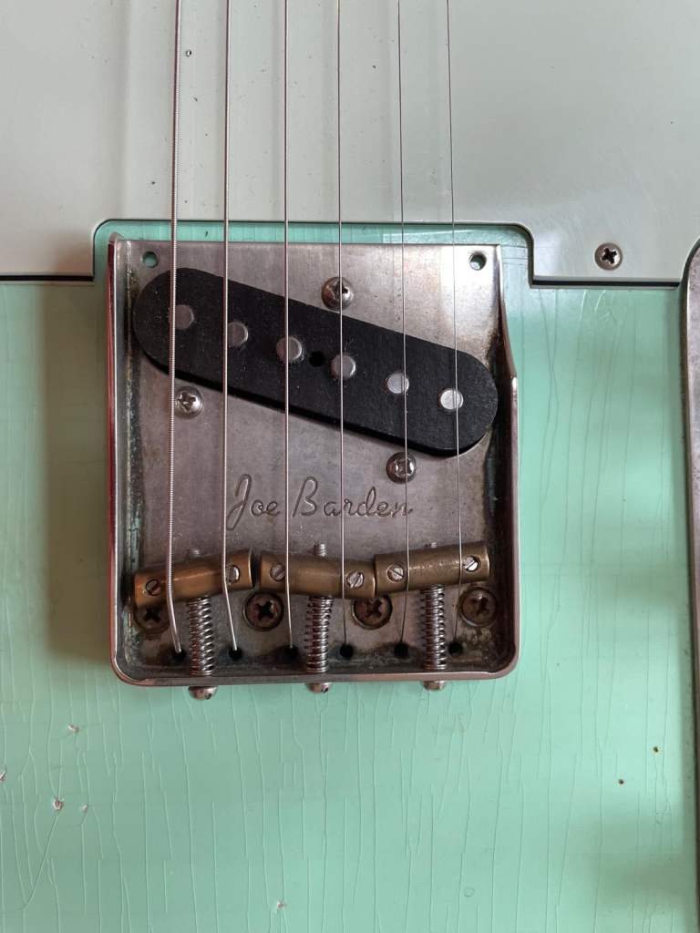 MJT Aged Surf Green/Blue Custom Built Telecaster w/Lindy Fralin Blues Special Pickups