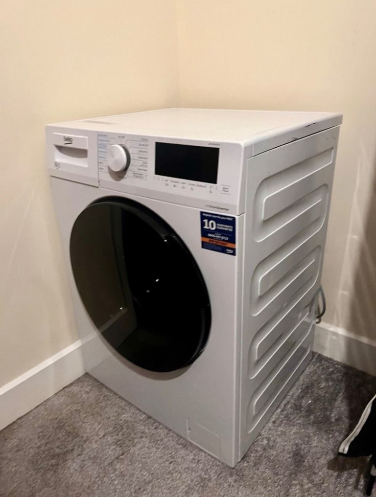 Beko 8kg Washing Machine – White, Nearly New Condition