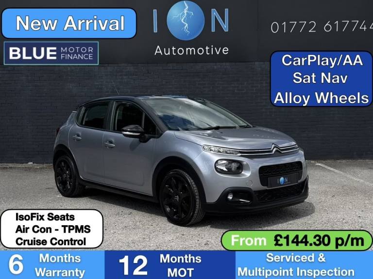 2018 Citroen C3 1.2 PureTech Feel Nav Edition *Apple CarPlay, Android Auto, Park Sensors* Hatchba...