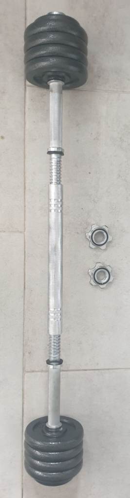 Adjustable Barbell Weight Set – great condition 