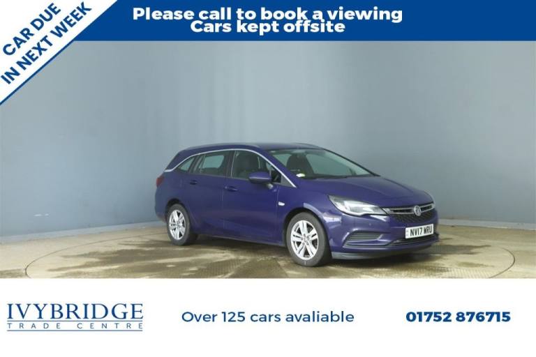 2017 17 VAUXHALL ASTRA 1.6 CDTI ECOFLEX DESIGN SPORTS TOURER 5DR DIESEL MANUAL E