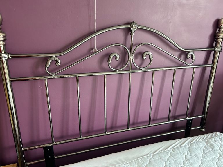 FREE gunmetal headboard frame