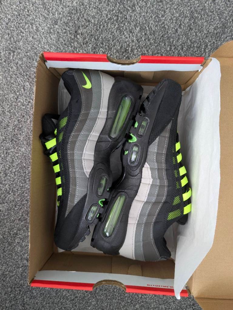 Nike Air max 95s neon green colour