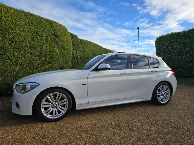 BMW 1 SERIES 118i M SPORT - AUTOMATIC - 5 DOOR - 2012 - WHITE **LOW MILES**