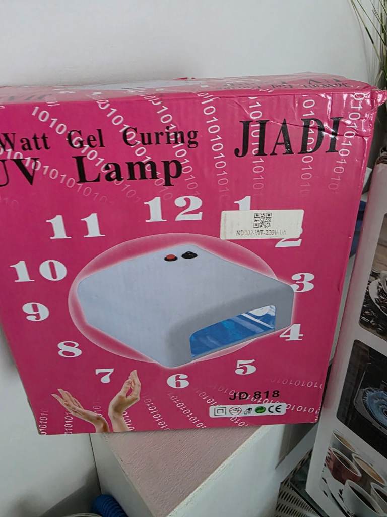 JIADI JD-818 UV Gel Curing Nail Lamp – Brand New