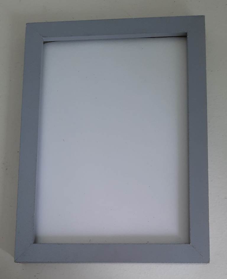 Grey Photo Frame Hands Or Stands Portrait Or Landscape Picture Frame 8x6 inch