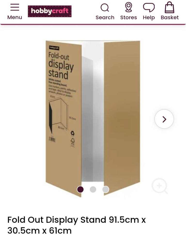 Fold Out Display stand Brand New