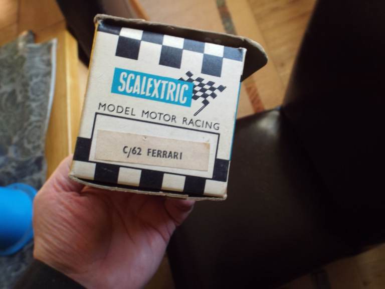 Scalextric C/62 Ferrari Model Motor Racing Car Box and other cars  from £40 each  vintage