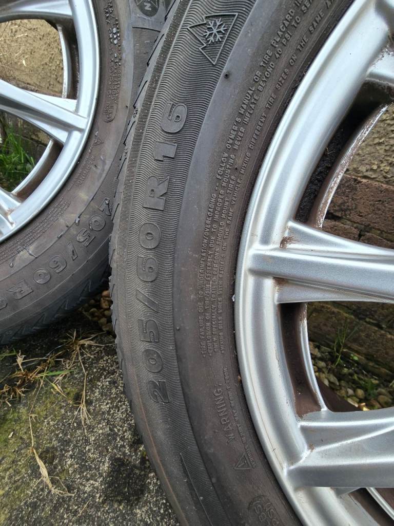 Mercedes Alloy Wheels & Michelin Winter Tires